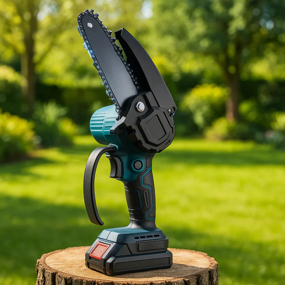 SägeMeister PRO | Elektrische Mini-Kettensäge | Schnell & Präzise Schneiden