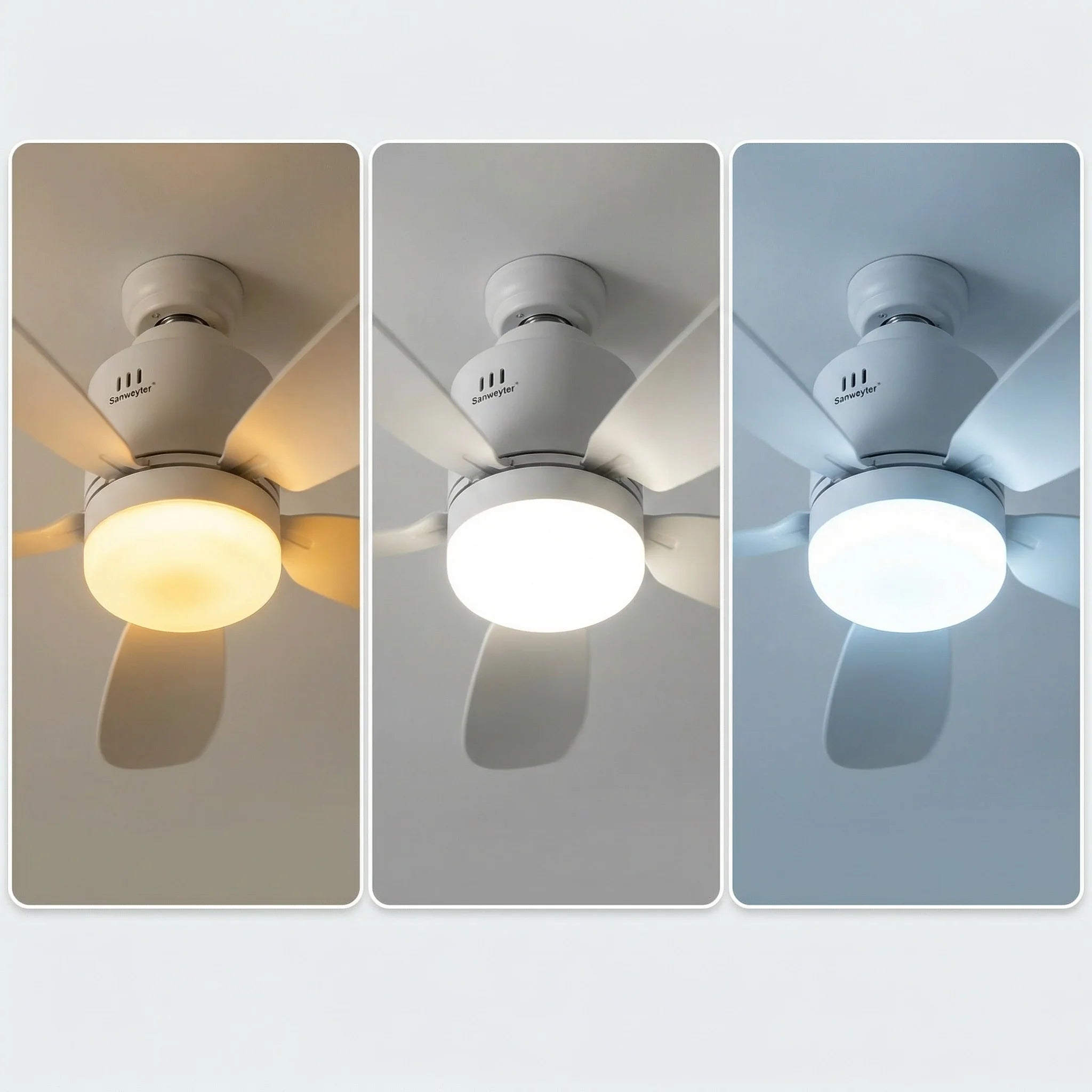 LuftLicht PRO | Deckenventilator mit LED – Leise & Smart gesteuert