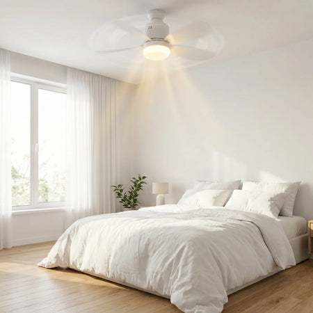 LuftLicht PRO | Deckenventilator mit LED – Leise & Smart gesteuert